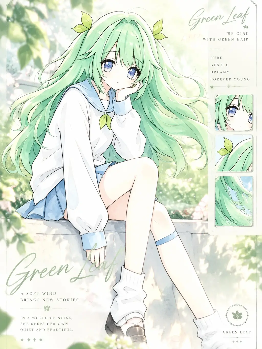 Green Leaf Girl